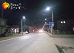Smart Controller Intelligent Solar Street Light Aluminum Integrated DC12V 10000