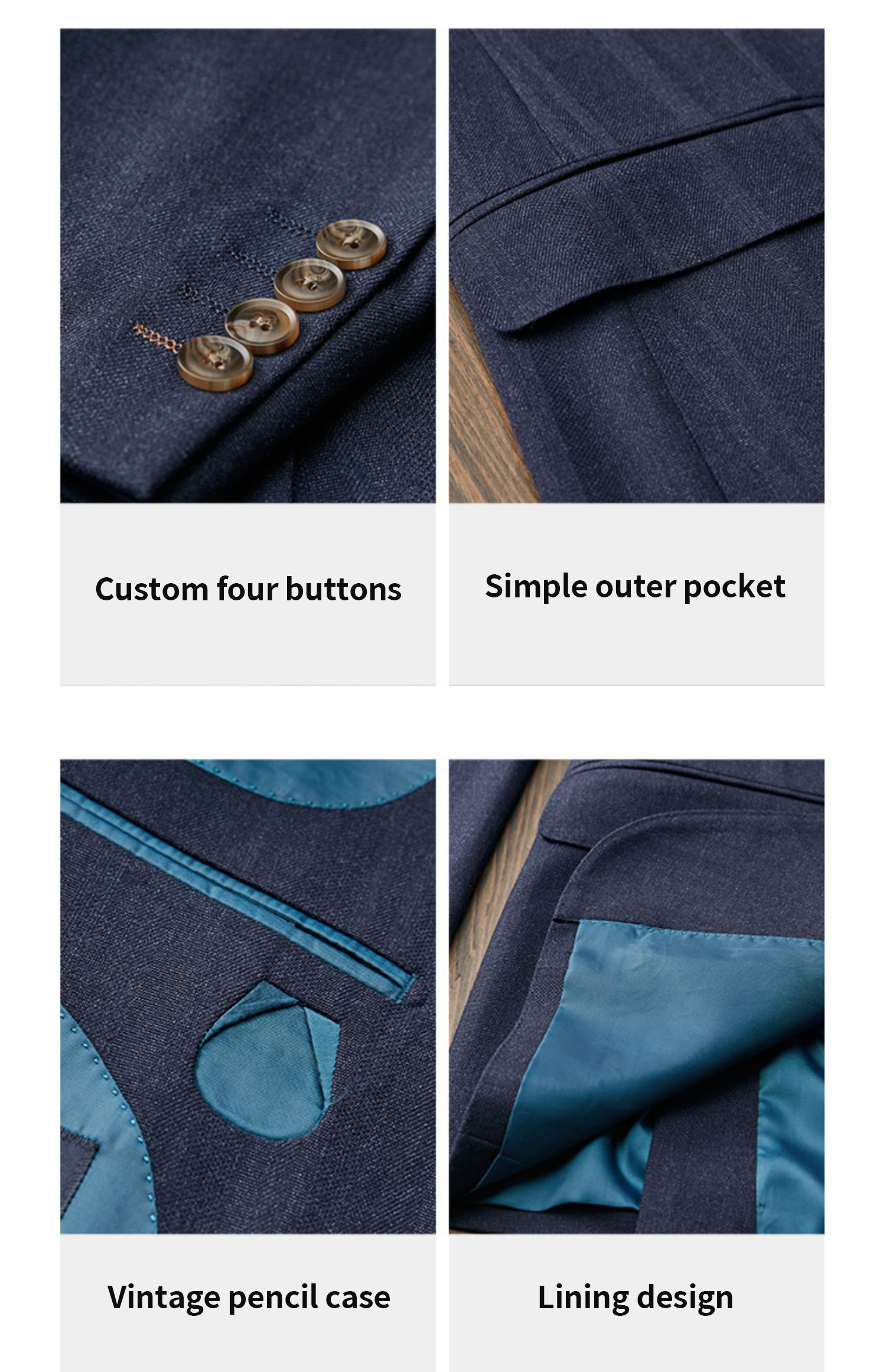 Windproof Men's Business Suit And Blazer 2 Pieces Coat Pants Formal Wedding Wear Slim Fit Custom Suit Men