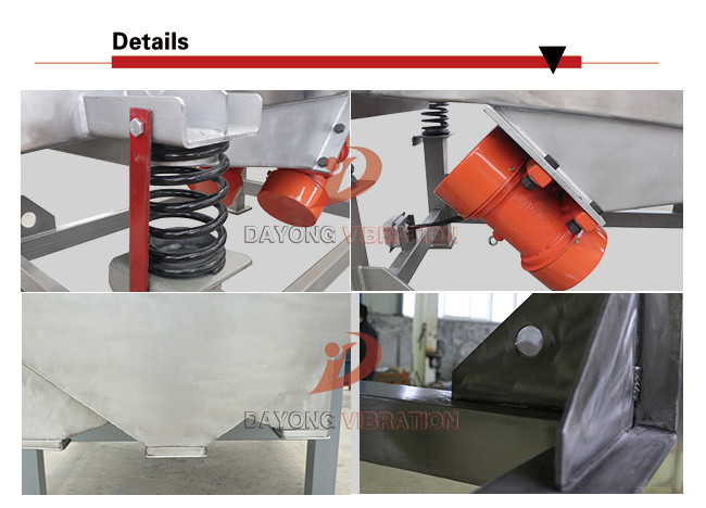 Square Stainless Steel Material Dedicated Coal Mine Linear Vibrating Screen