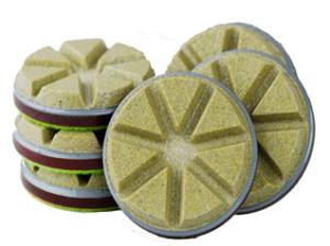 China High Speed Diamond Floor Polishing Pads Convenient Without Left Waterlogging wholesale