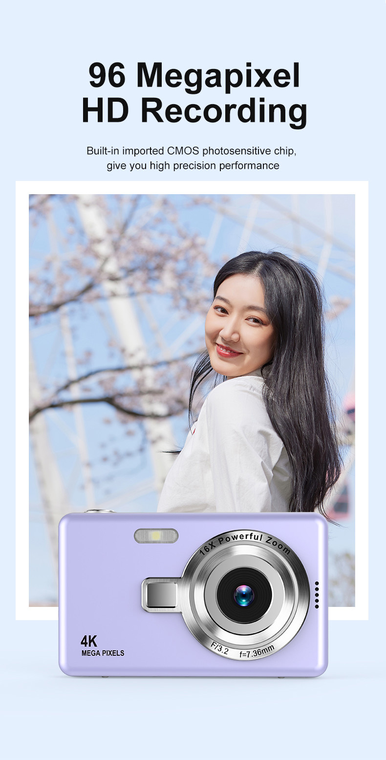 2.4 Inch Digital Video Camera Camcorder Thermal Printer 800mAh