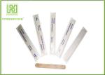Natural Color Wooden Waxing Spatulas Mini Tongue Depressors For Hospital