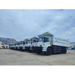 China Battery Electric Mining Truck 110 Ton 528kWh wholesale