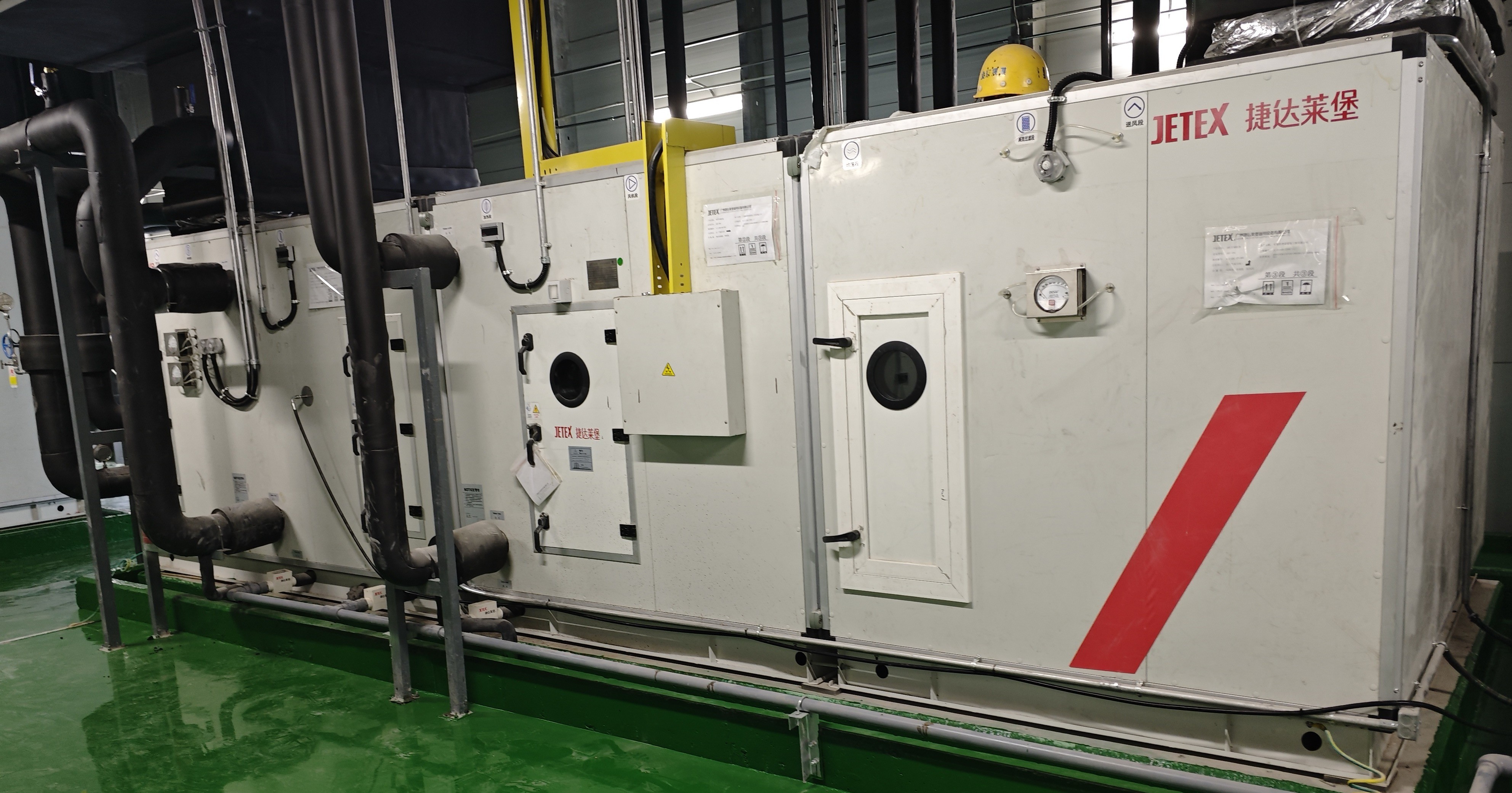 Combination Custom Fresh Air Handling Unit Energy Saving For Clean Workshops