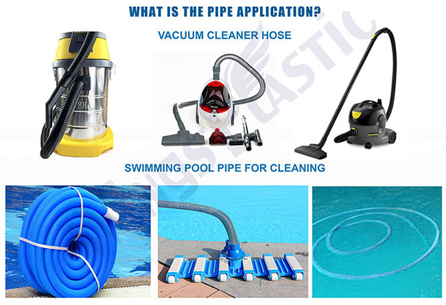 Plastic Eva Swimming Pool Hose Extrusion Machine Spiral Vacuum Cleaner Pool Pipe Making