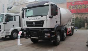 China 12 Wheels Concrete Mixer Truck 10 Cubic Meter 371hp 8X4 White wholesale