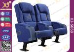 Cold Rolled Steel Leg Cinema Seating Furniture Movie Theater Chair With Soft