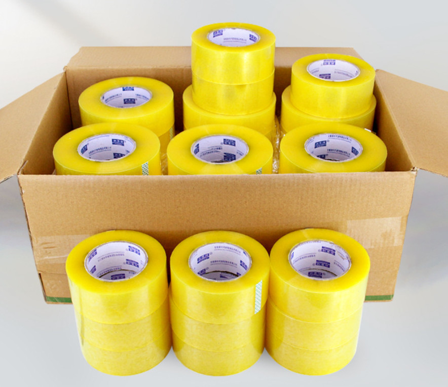 50um Thickness 160m Length Transparent No Noise Hot Melt Adhesive Bopp Silent Packing Adhesive Tape