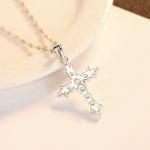 Luxury Fashion Jewellery Choker Cross Chain Women Trendy Necklaces