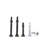 ISO9001 2015 Certified Black/Blue Zinc Plated Carbon Steel Self-Drilling Screw