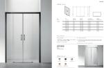 Aluminum, Bathroom Shower Room, Sliding Door ,Double Slding Door