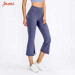 Lutury Yoga Wear Factory Women Naked Feeling Flared Roma Trousers Amazon