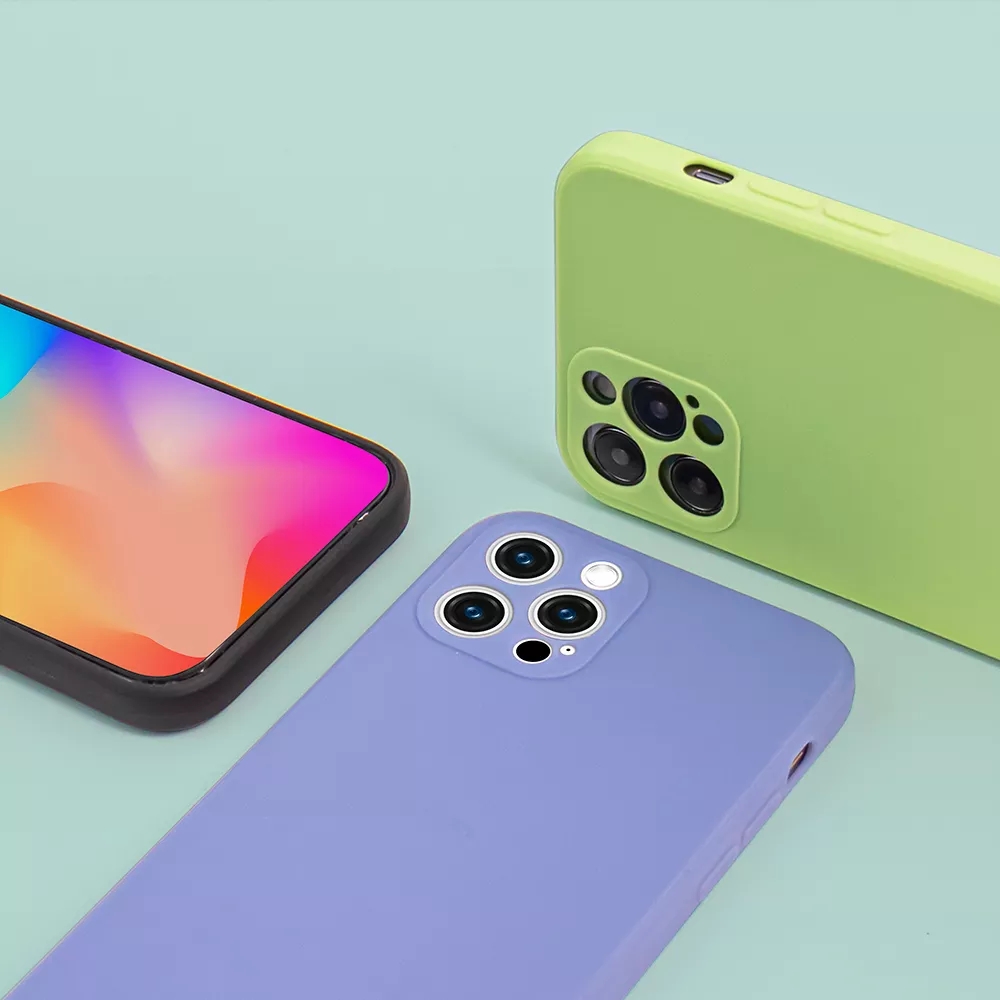 Mobile Phone Cases Frosted Rubber Shockproof Matte Soft Tpu Liquid Silicone Back Cover For Iphone 13 14 Pro Max