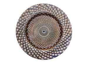 China 32cm Decorative Lead Free Glass Plates Unparalleled Style wholesale