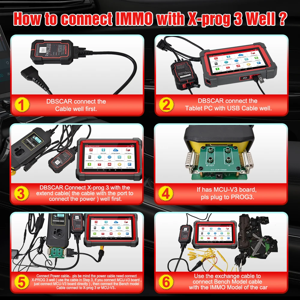 LAUNCH X431 IMMO Plus X-PROG 3 Key Programmer Car OBD2 Diagnostic Tools IMMO Anti-Theft Programming 39 Reset PK immo eli