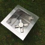 13 Inch Outdoor Fire Pit Stainless Steel Smokeless 13 Inch Log Burner
