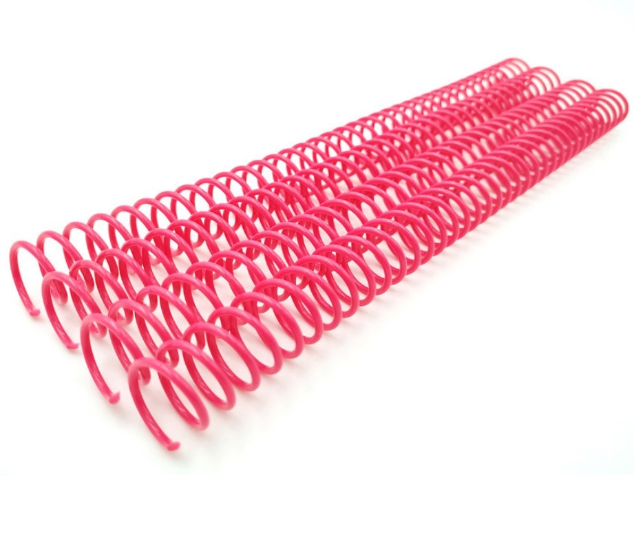 2" A4 Box Colorful Eco-friendly Matetrials Plastic Spiral Coil For Book Binding