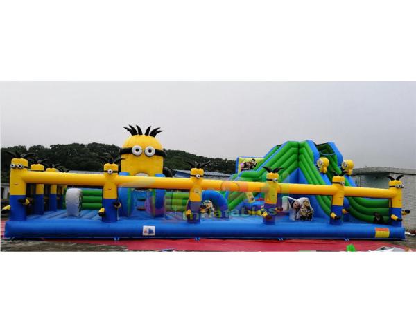 Quality Fire Proof Inflatable Amusement Park Commercial Spongebob Bounce House for sale