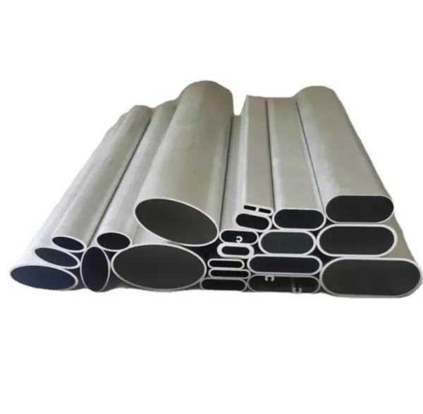 Anodized Oxidation Aluminum Alloy Tube Telescopic Flat Sided Oval Aluminum