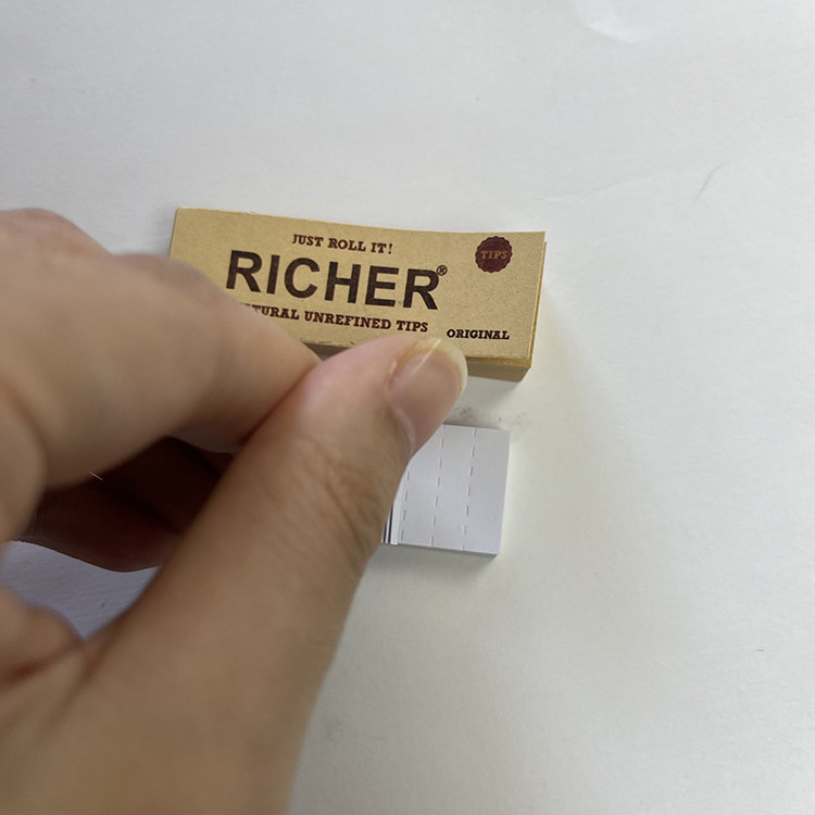 114 Size 77x44MM 55 Leaves Rice Rolling Papers With Tips OEM available