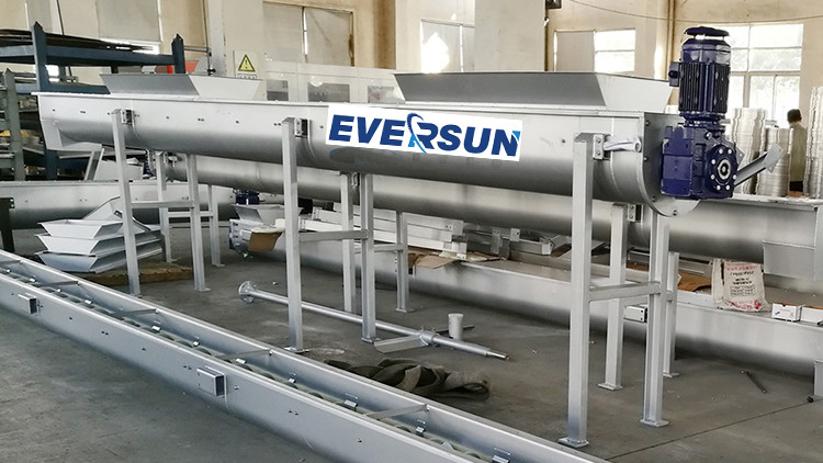 Chemical Shaftless Screw Conveyor Length 1 - 40m For Industrial Use