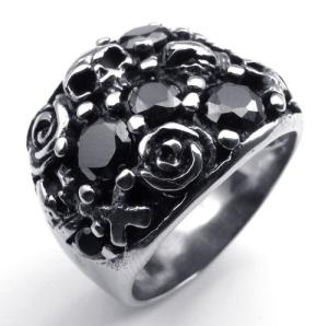 China Tagor Jewelry Super Fashion 316L Stainless Steel Casting Ring PXR269 wholesale