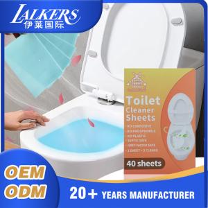 China Custom Toilet Cleaner Strips Non Toxic Concentrated Dissolving Plastic Free wholesale