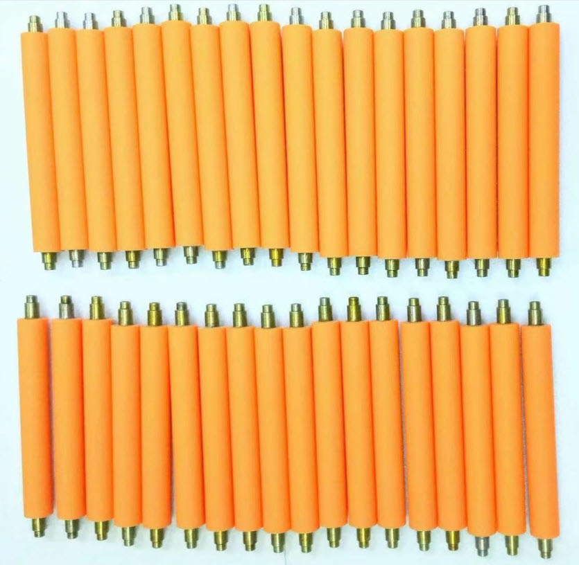 NBR EPDM PU Silicone Rubber Roller For Printing Coating Textile