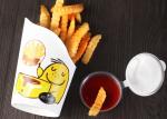 12oz 16oz French Fry Cups , PE Coated Disposable French Fry Containers