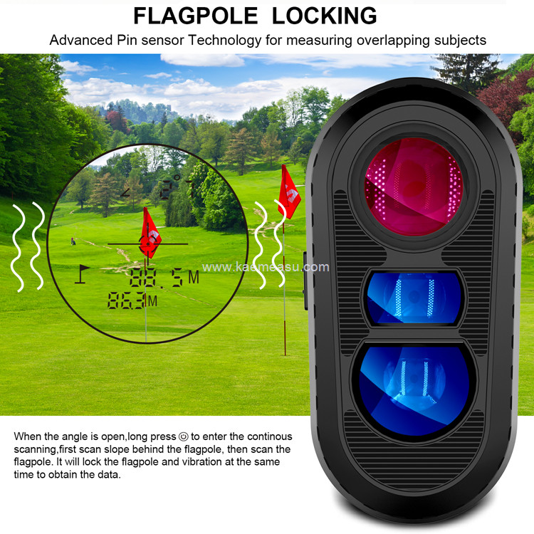 kaemeasu Hunting Rangefinder Golfing Shooting Telescope Angle Measuring Range Finder D600
