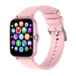 1.69 Inches Womens Waterproof Smart Watch , Y20 Smart Watch Pink Color