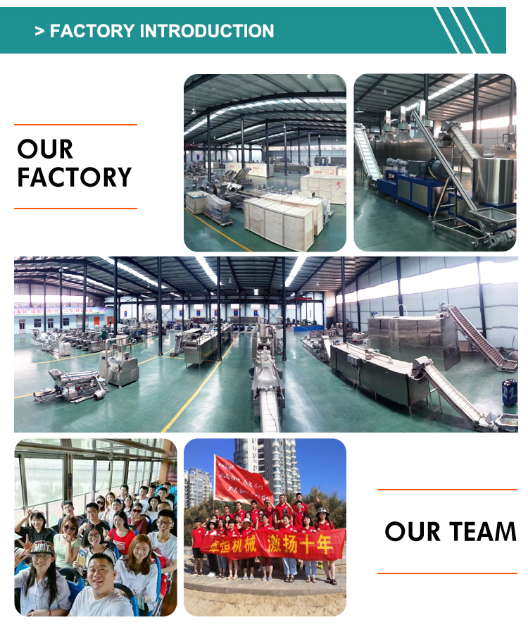 30*4*4m Fried Snack Food Machine for Bugles Chips Video Outgoing-Inspection Provided