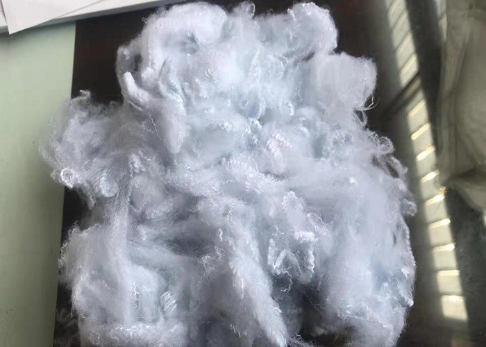 1.5D To 60D Recycled Polyester Staple Fiber , Original PET Staple Fiber Flame