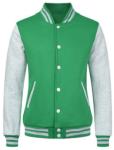 Plastic Button Mens Baseball Coat , Reversible Fleece Baseball Jacket For Sports