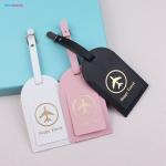 Custom Logo Gold Foiled Passport Holder Luggage Tag Gift Set For Travel