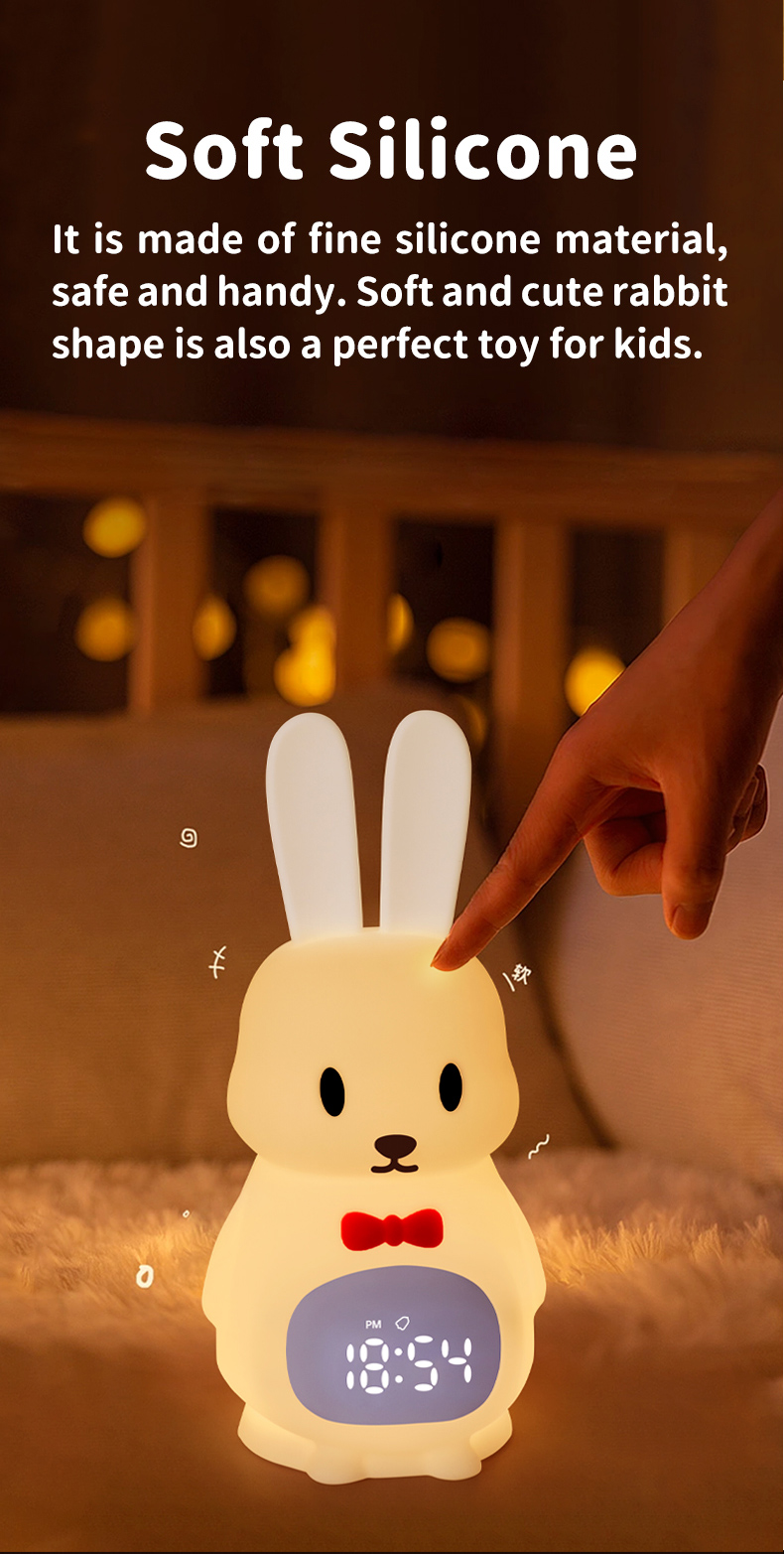 Rechargeable Usb Touch Baby Cute Bunny Night Light Dimmable Led Nigh Light