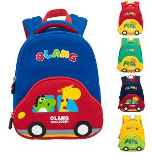 China Anti Lost Waterproof Kids Backpack 3D Car Schoolbags 2 Sizes 400g wholesale