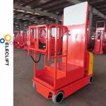 60 Inches Electric Stock Picker Turning Radius With Cushion Tires