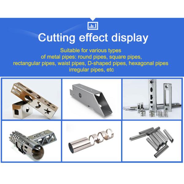 1500W 3000W Fiber Laser Cutting Machine For Pipe Raycus Laser Tube Cutting Machine