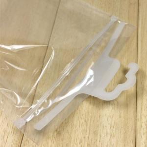 China Printed PE Hanger Hook Zipper Bag For Women
