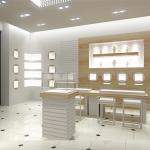 complete maple glass showcase system for jewelry