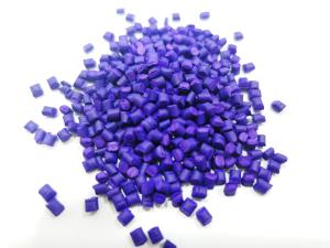 China LDPE plastic masterbatch Purple High Density Polyethylene Pellets wholesale
