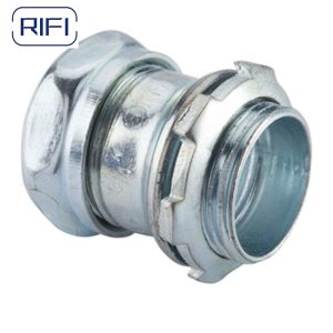 1/2"-4" Compression Type EMT Conduit Connector and Coupling for Wall Application