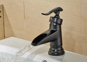 China ROVATE Antique Black Painting Bathroom Basin Faucets Classic Single Handle wholesale