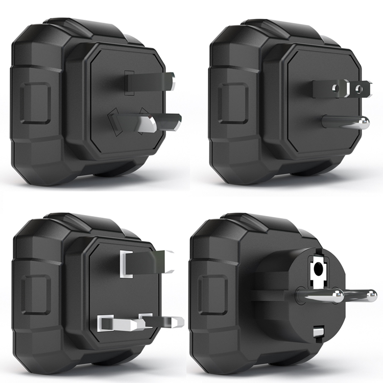 Black Plug Socket Tester 62*65.5*56 Mm Dimensions With Voltage Measurement