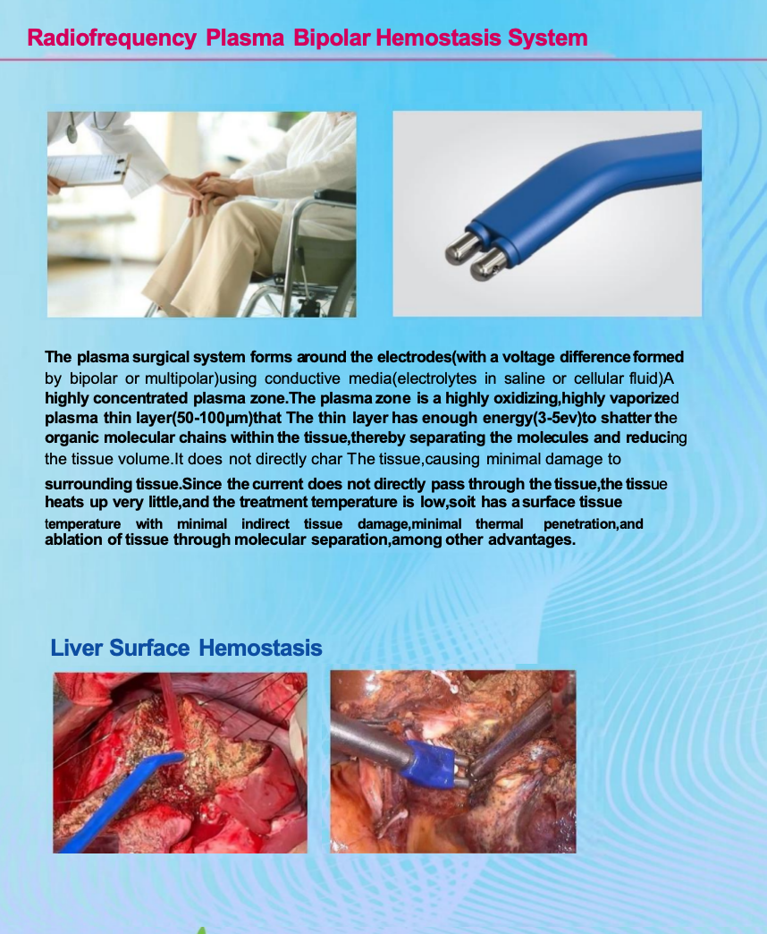 New Generation Radio frequency Plasma Energy Platform Surgery System BT910