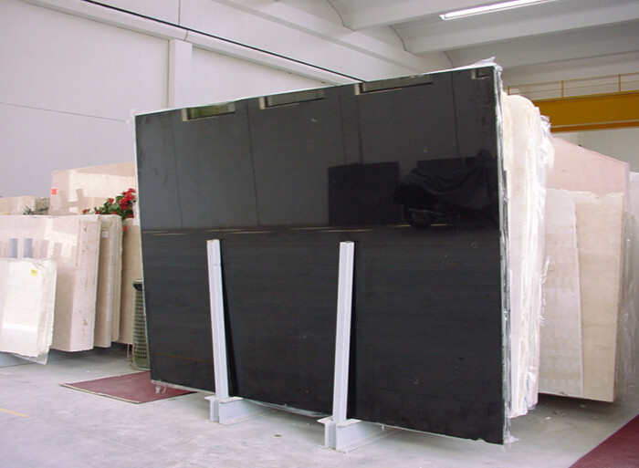 Building Materials China Black Galaxy Granite Slabs