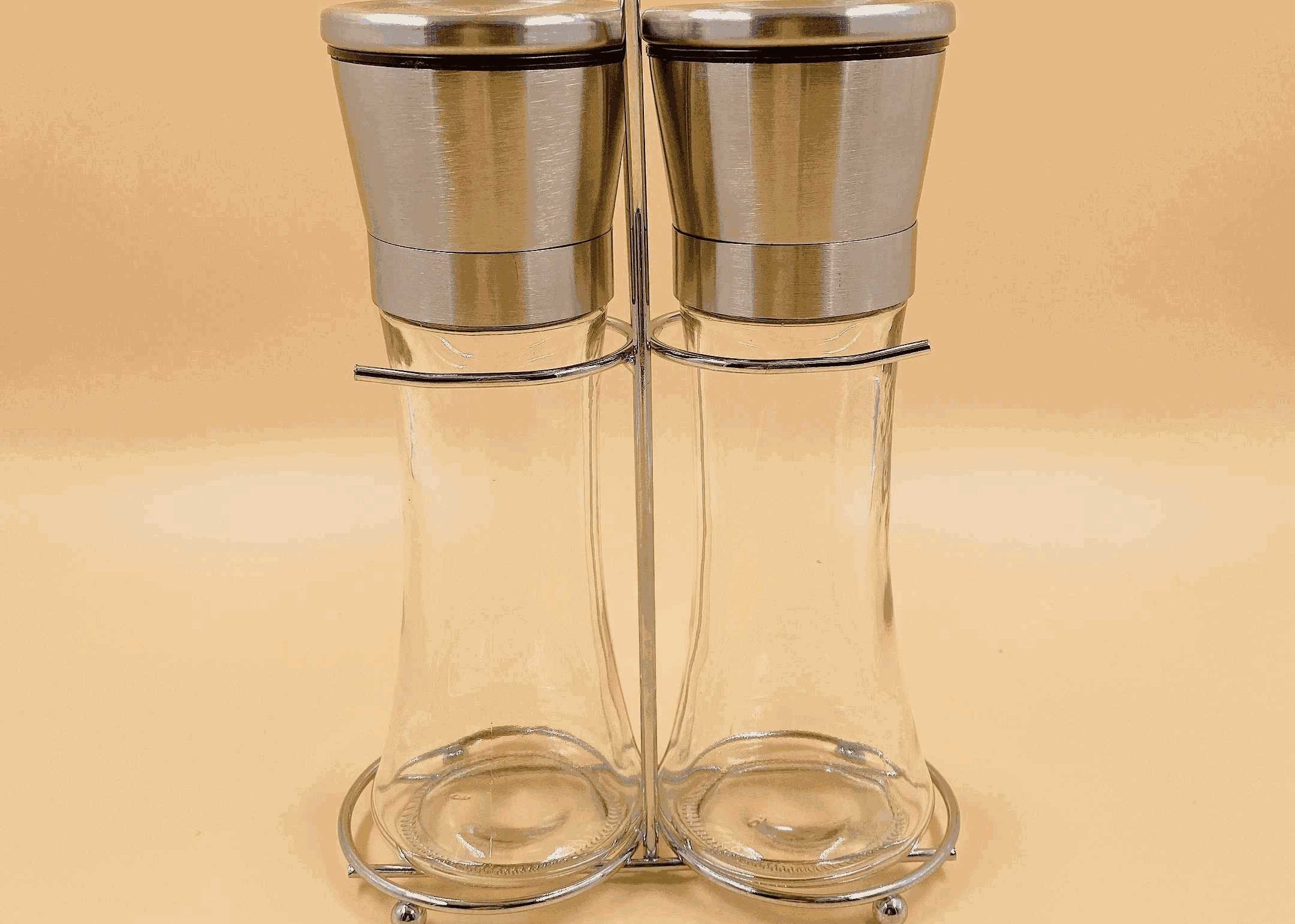 Food Safe LFGB Stainless Steel Spice Rack For Pepper