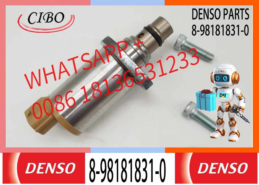 8-98043687-0 8-98181831-0 High Pressure Pump SCV Valve 8980436870 8981818310 For ZX200-3 ZX240-3 ZX330-3