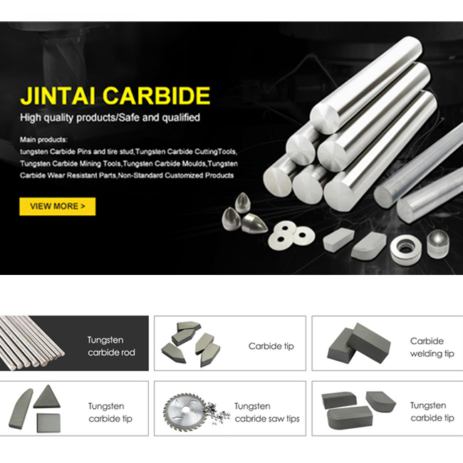 Rotor Tips For Vsi Crusher Tungsten Carbide K10 Tungsten Hard Metal Bars